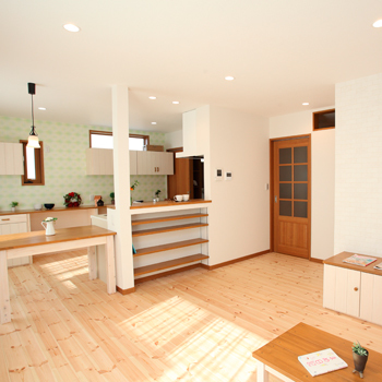 のこのこのいえ 【1700万円/間取図/3ＬＤＫ/約31坪】モデルハウスに一目惚れ！土地探しから依頼したおしゃれなカフェ風実例の建築実例画像9