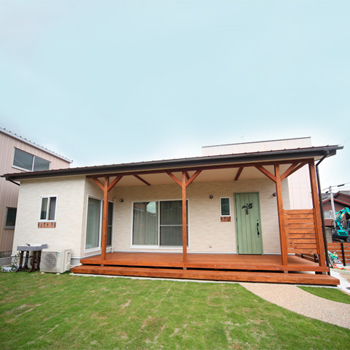 のこのこのいえ 【平屋/1000万円台/23.5坪/間取り図】ローコストで予算内に叶えた、ロフト+おしゃれな収納階段のある実例の建築実例画像10