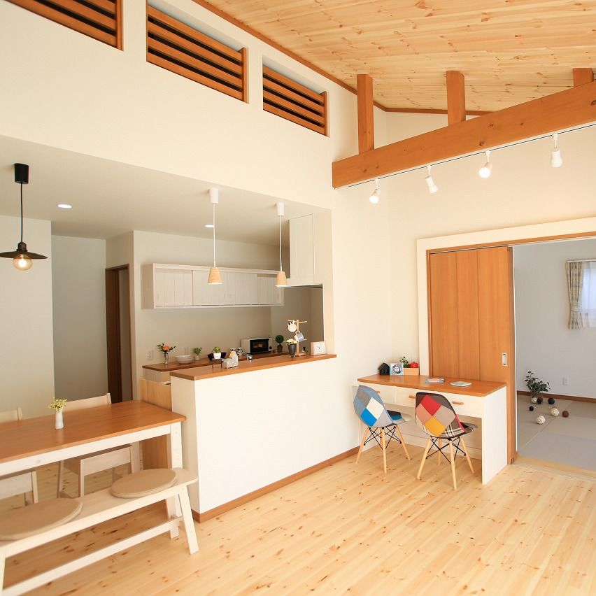 のこのこのいえ 【1000万円台/24坪３LDK＋ロフト】収納や間取りの工夫でコンパクト&家事ラクに!ナチュラルな可愛い平屋実例の建築実例画像5