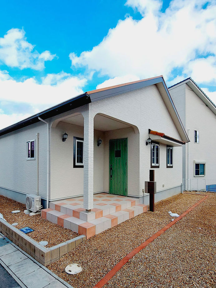 のこのこのいえ 【1000万円台×23坪×可愛い平屋｜間取り図あり】大型犬と過ごせる勾配天井のLDK 、３つの独立した洋室も！の建築実例画像14