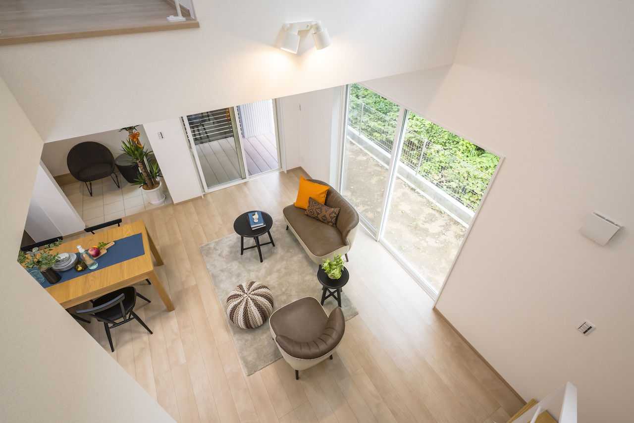 一級建築士事務所　日本住宅（室澤工務店） 【厚木市/1500万円/リビング/間取り図】生活導線・収納にこだわったローコスト住宅の建築実例画像2