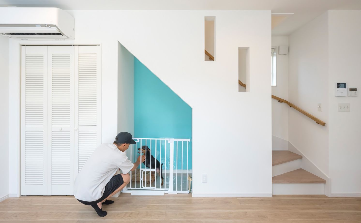 一級建築士事務所　日本住宅（室澤工務店） 【厚木市/吹抜け/間取り図有】吹抜けとカバードポーチで開放感あふれるカリフォルニアスタイルの家の建築実例画像8