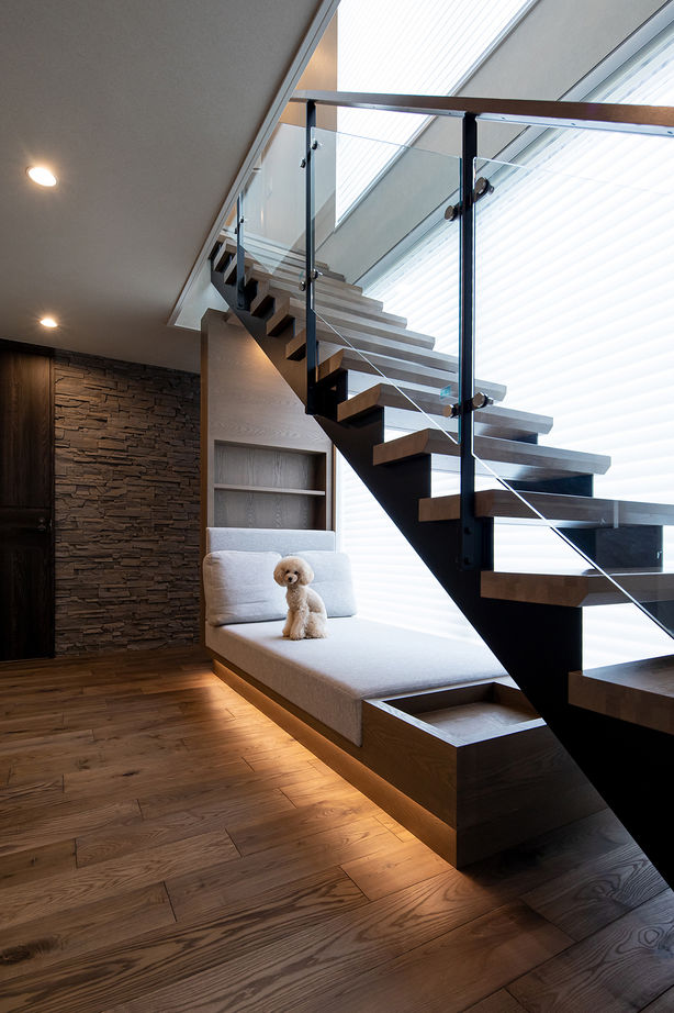 三菱地所ホーム 都市の喧騒を忘れさせるプライベートリゾート空間。容積緩和を生かして3階建てを実現の建築実例画像7