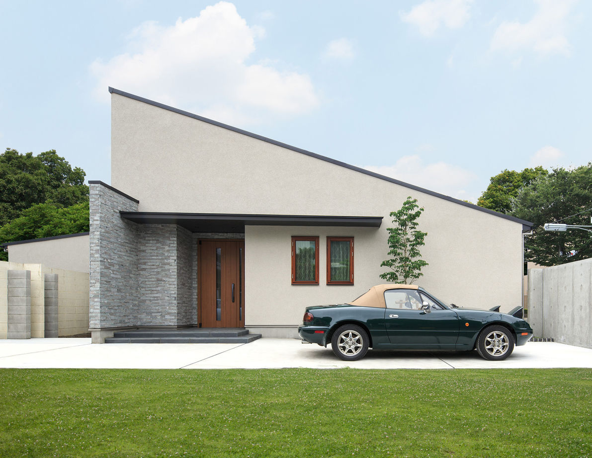 三菱地所ホーム リビングの大空間を実現した平屋風2階建て。全館空調で24時間換気しながら室内は季節を問わず快適の建築実例画像3