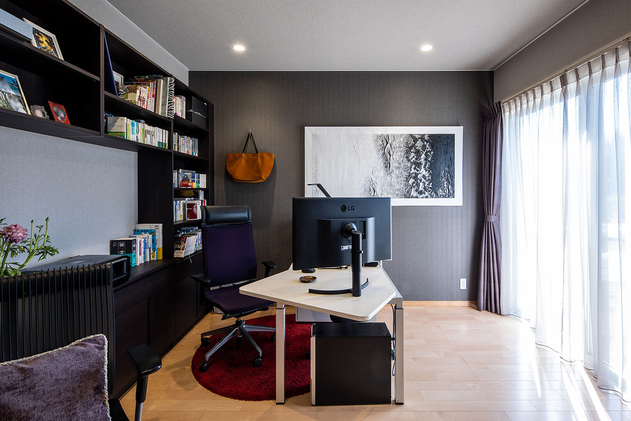 三菱地所ホーム アート感覚あふれるモダンな平屋。あまりの心地よさに、つい長居する来客が多い住まいの建築実例画像8