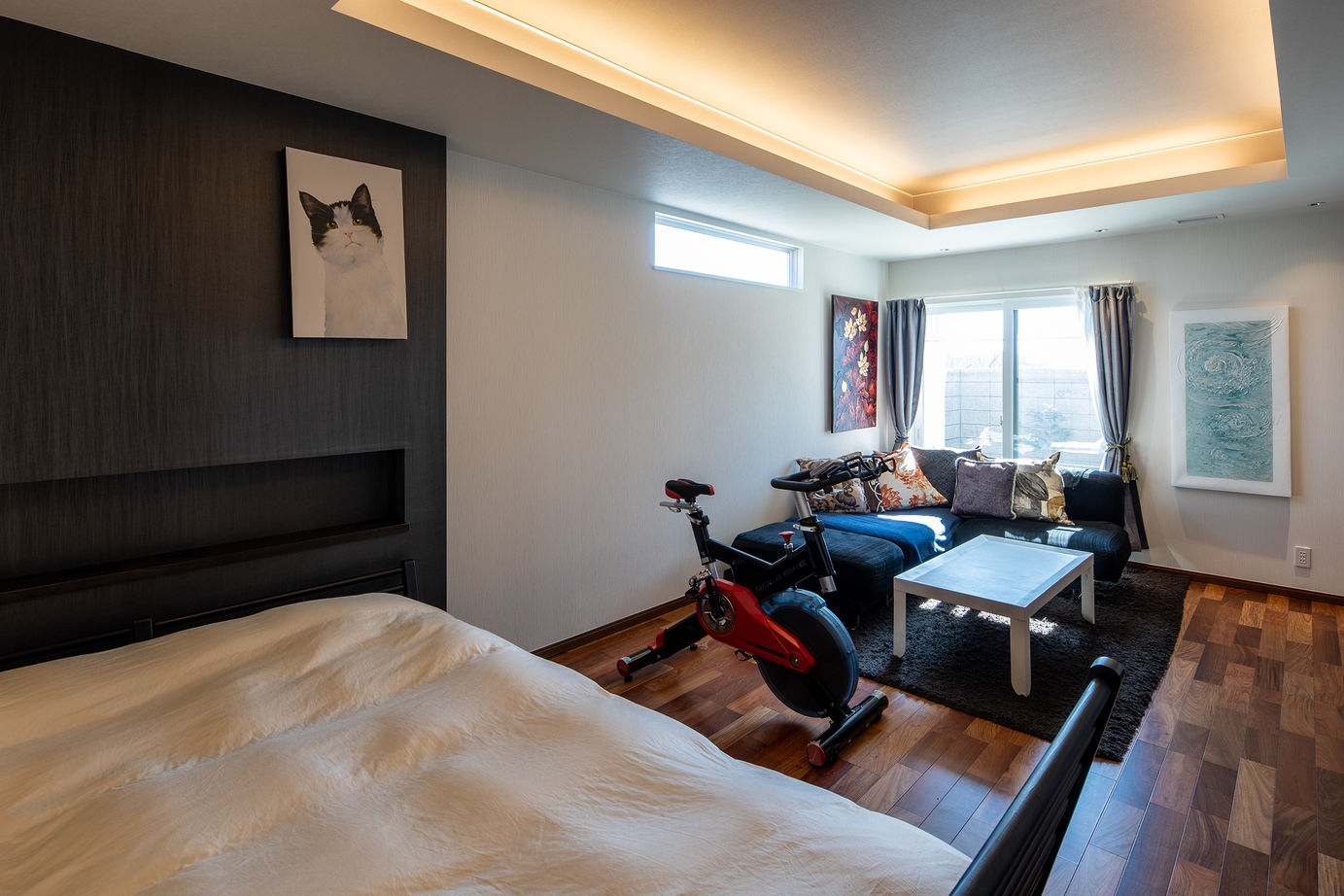 三菱地所ホーム アート感覚あふれるモダンな平屋。あまりの心地よさに、つい長居する来客が多い住まいの建築実例画像9