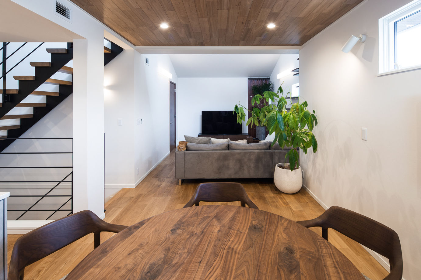 三菱地所ホーム 全館空調による清潔な空気と快適な室温に包まれた、5匹の愛猫と暮らす住まいの建築実例画像2