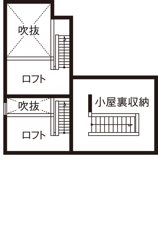 三菱地所ホーム 地下のシアタールームや、フラワーサロンスペースなど、理想のライフスタイルをトコトン形にした住まいの間取り図（6LDK）ロフト