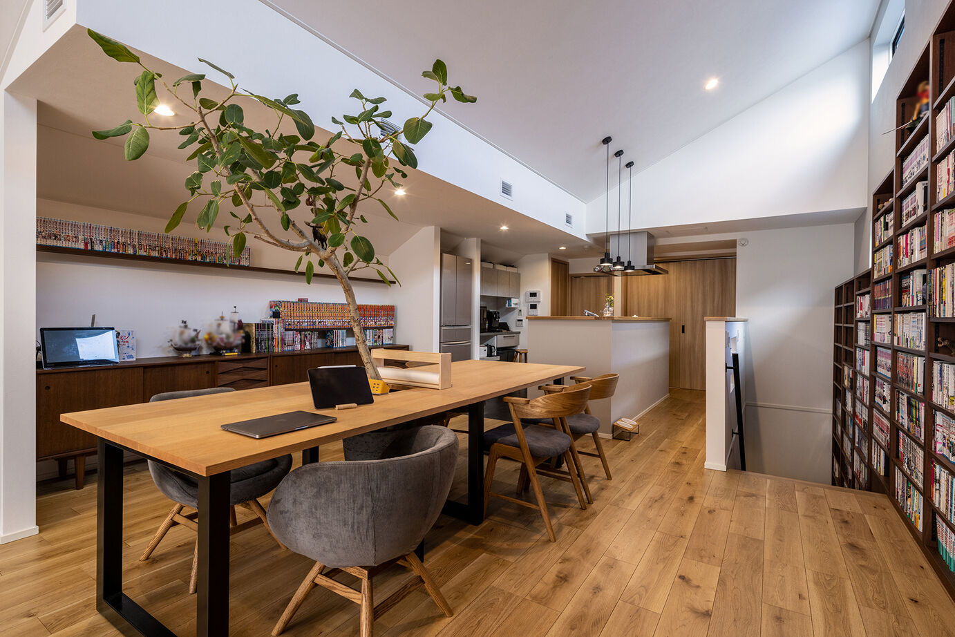 三菱地所ホーム 「心も身体も癒されて」。本好き＋猫好きの施主がかなえた、遊び心が弾む住まいの建築実例画像5