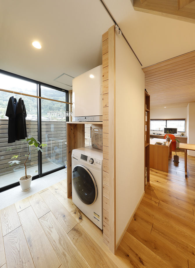 おばま工務店 in 小浜ヴィレッジ 【平屋／21.9坪】薪ストーブのある平屋の建築実例画像9