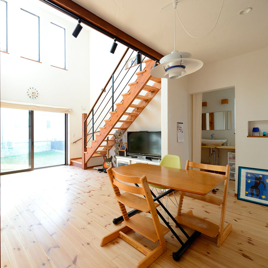 アイジースタイルハウス 外観一体型のガレージハウス／クールなシンプルモダンな家。「健康的に暮らせる家を建てたくて決めました」の建築実例画像8