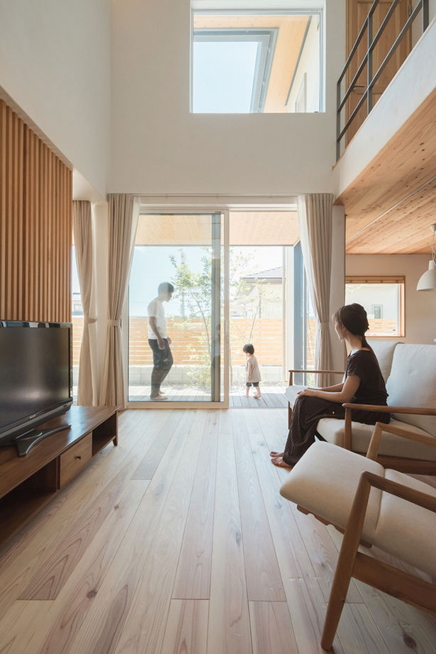 アイジースタイルハウス 【自然素材×シンプル】庭に面した窓を大きく、仕切りは少なく。外と、家族と、シームレスにつながる家の建築実例画像4
