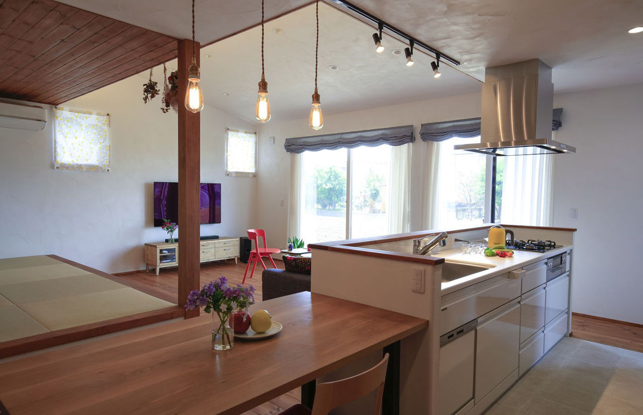 アイジースタイルハウス 【平屋×バリアフリー】木と漆喰の温もりに心癒される、車椅子でもストレス無く暮らせる平屋の建築実例画像4