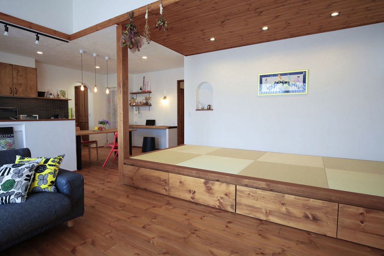 アイジースタイルハウス 【平屋×バリアフリー】木と漆喰の温もりに心癒される、車椅子でもストレス無く暮らせる平屋の建築実例画像5