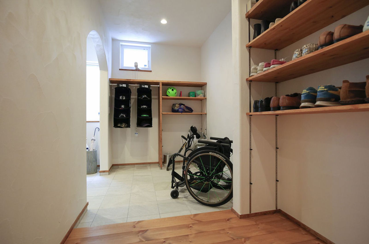 アイジースタイルハウス 【平屋×バリアフリー】木と漆喰の温もりに心癒される、車椅子でもストレス無く暮らせる平屋の建築実例画像6
