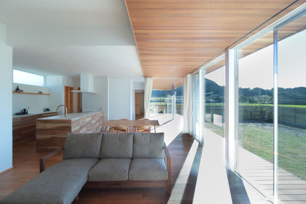 アイジースタイルハウス 【平屋×30坪台×L字型】圧倒的な抜けと開放感。設計士が建てた、豊かな自然と一体になる平屋の建築実例画像2