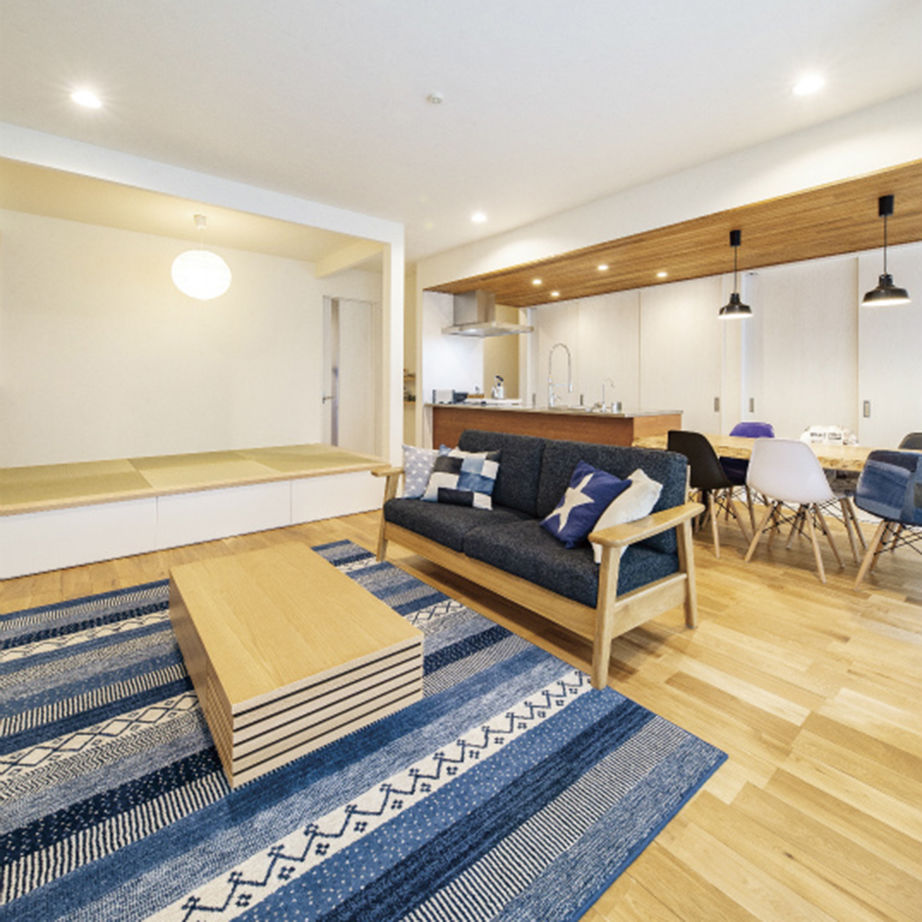 Space Labo　永冨 【愛知県×2000万円台×間取り図×屋上バルコニー】ワイドリビングがあるからゆったりくつろげるオシャレな家の建築実例画像1