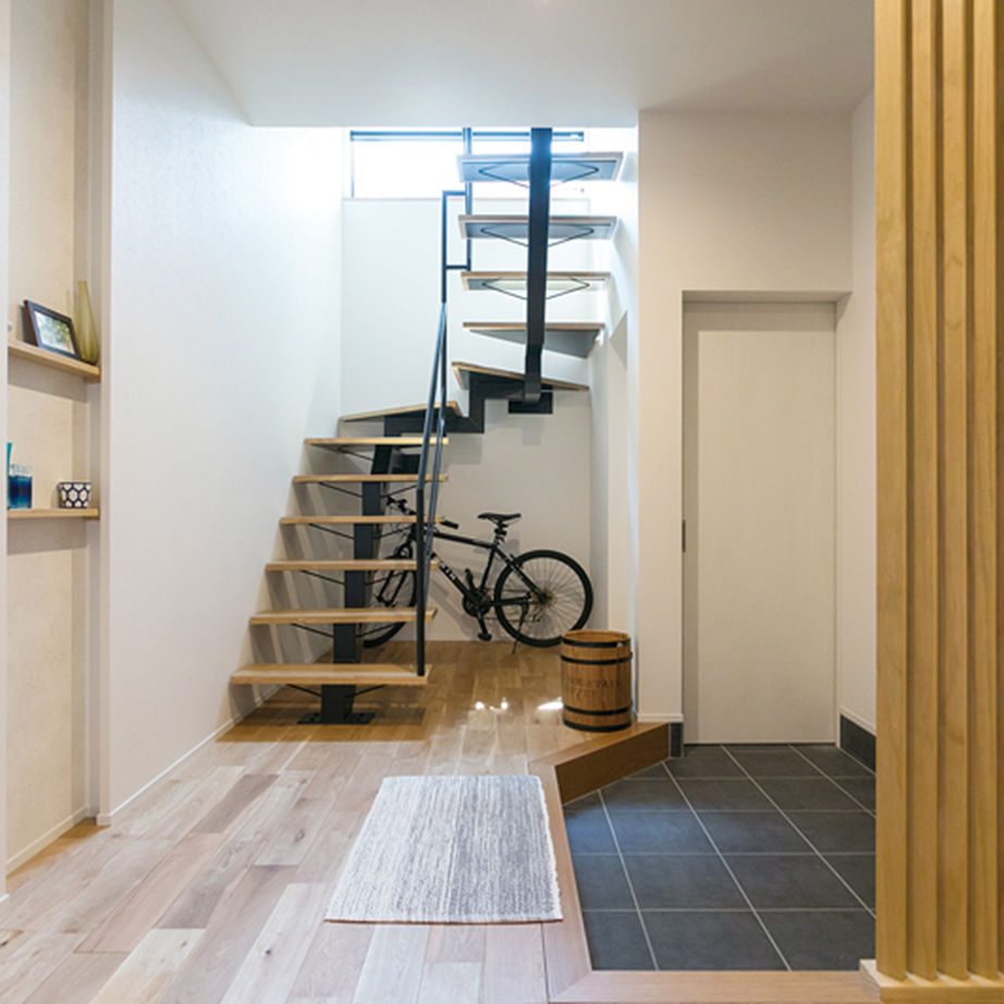 Space Labo　永冨 【愛知県×2000万円台×間取り図×屋上バルコニー】ワイドリビングがあるからゆったりくつろげるオシャレな家の建築実例画像6