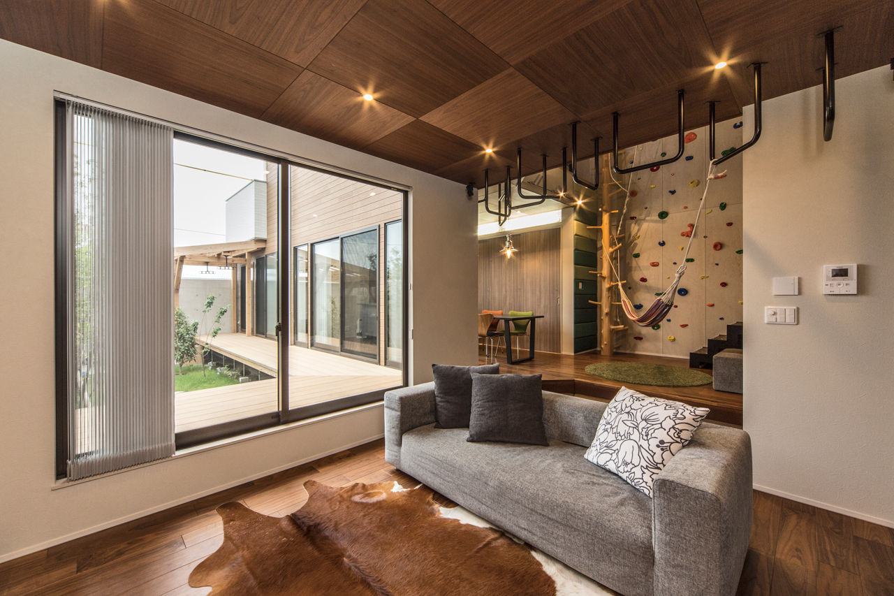 Space Labo　永冨 【愛知県×3人暮らし×スキップフロア×ボルダリング】住宅の概念を超えた！遊び心あふれる6層のオシャレな家の建築実例画像4