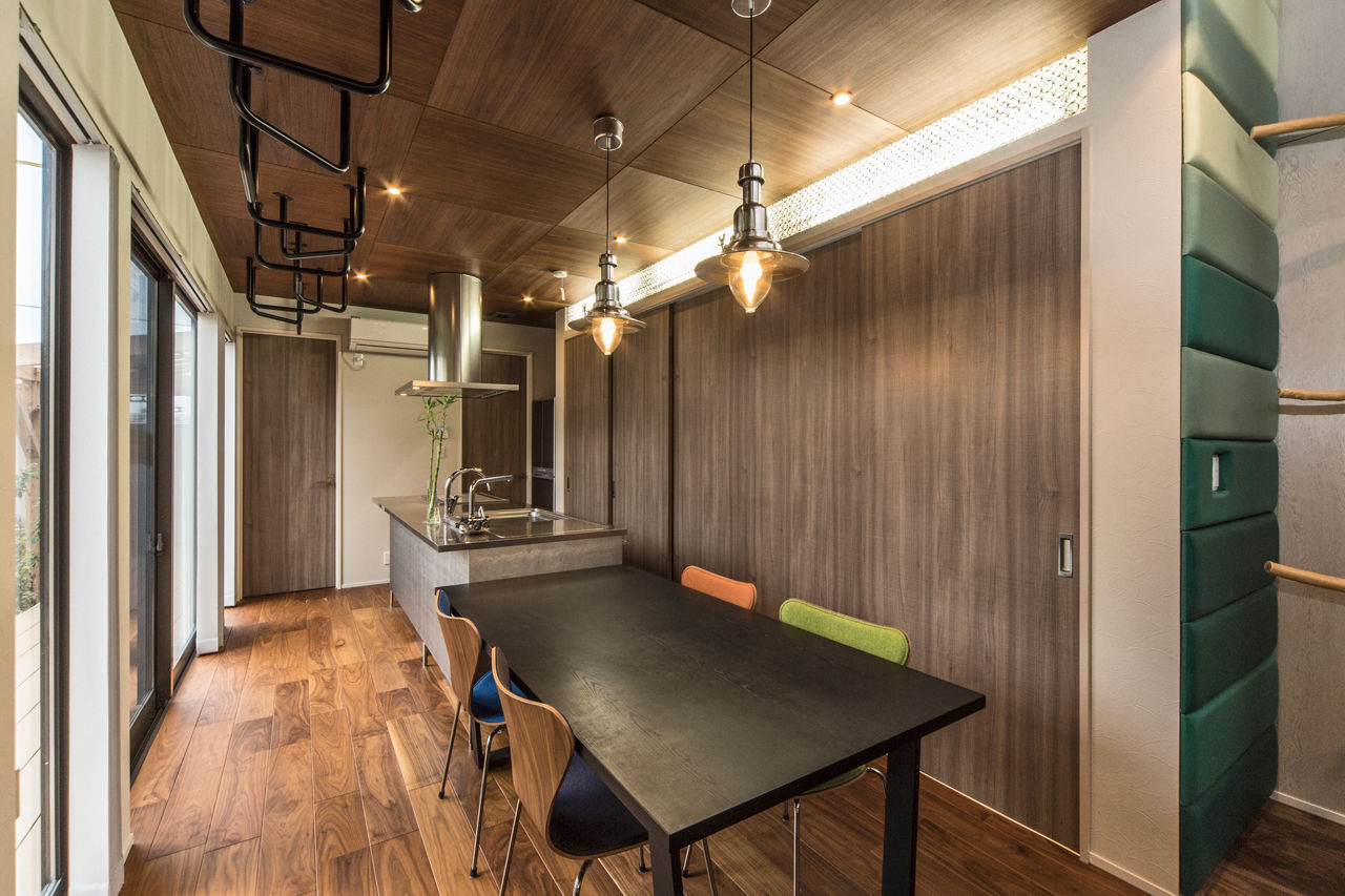 Space Labo　永冨 【愛知県×3人暮らし×スキップフロア×ボルダリング】住宅の概念を超えた！遊び心あふれる6層のオシャレな家の建築実例画像5