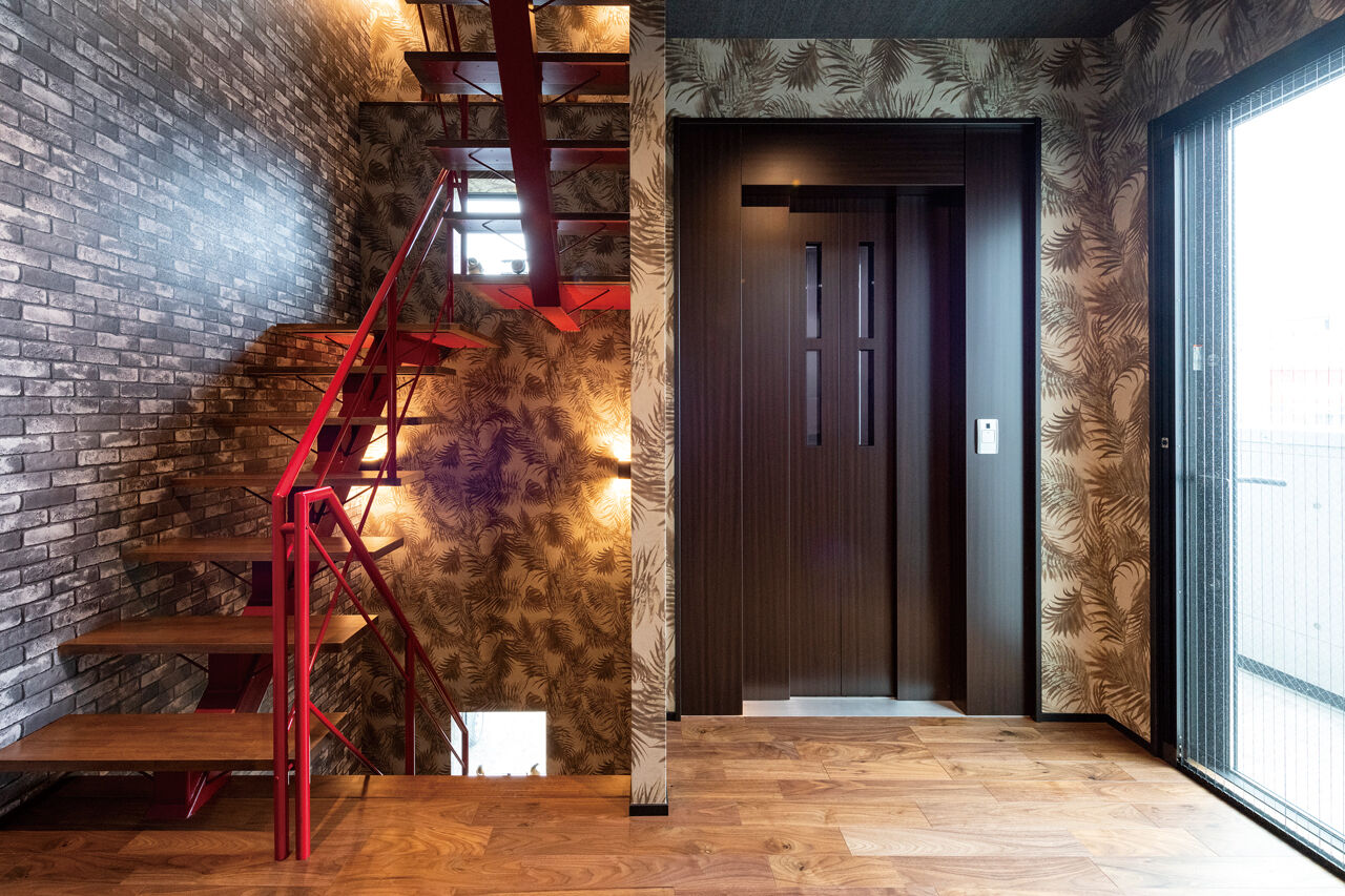 Space Labo　永冨 【名古屋市×3階建て×ホームエレベーター】重量鉄骨で実現した30畳超LDK。ホームエレベーターで移動も楽々の建築実例画像4