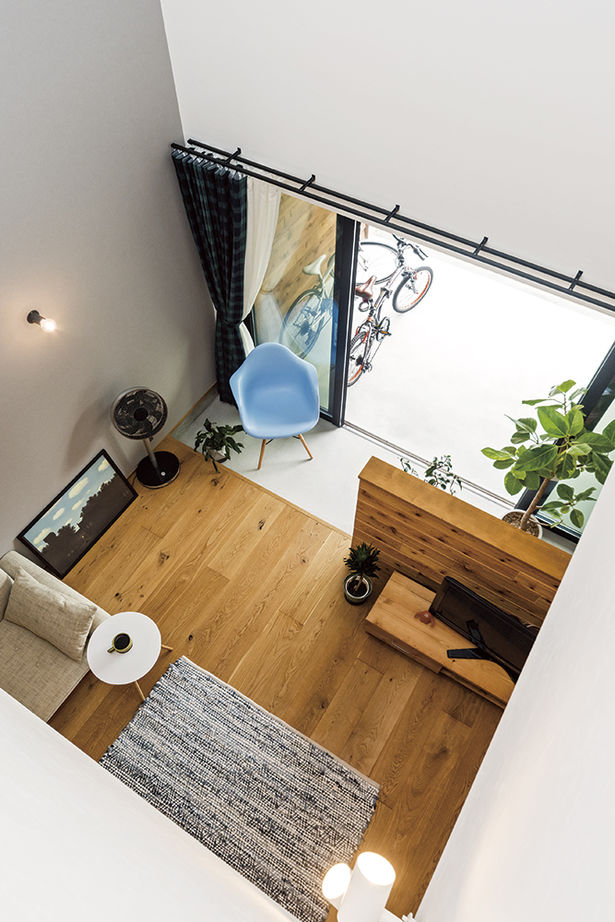 アールギャラリー(アールプランナー) 【名古屋市/2000万円台/30坪台/間取り図】陽だまりテラスやカフェ風リビング、吹き抜けや土間のある家の建築実例画像3