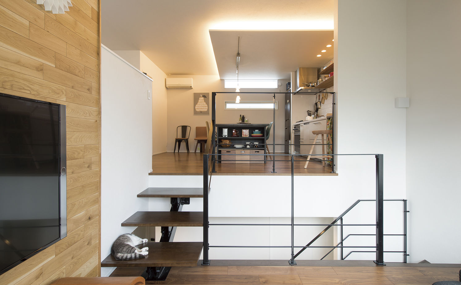 アールギャラリー(アールプランナー) 【春日井市/2000万円台/スキップフロア/間取り図】居場所選びが楽しくなる！ペットと暮らす家の建築実例画像1