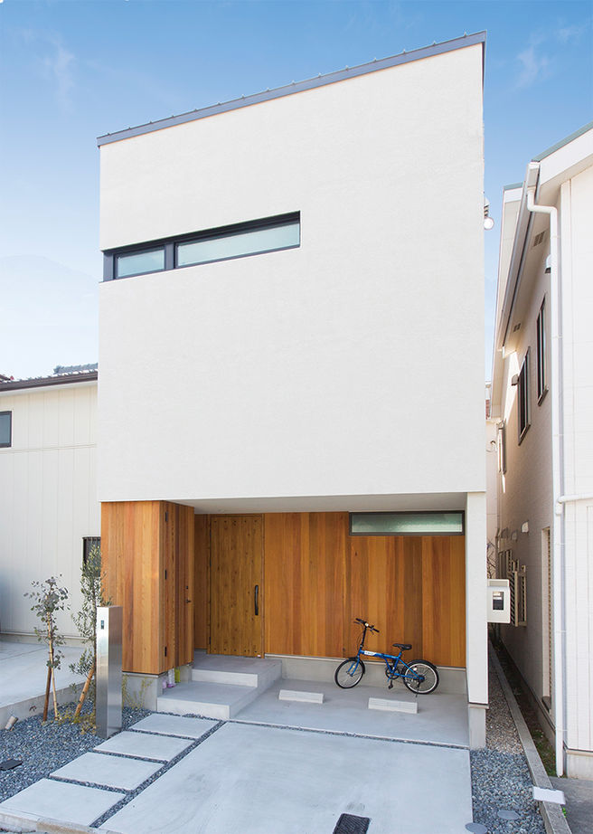 アールギャラリー(アールプランナー) 【1000万円台/狭小住宅/20坪台/2階建て/間取り図】3ｍ超の天井高に壁一面の収納。狭小間口でも絵になる家の建築実例画像17