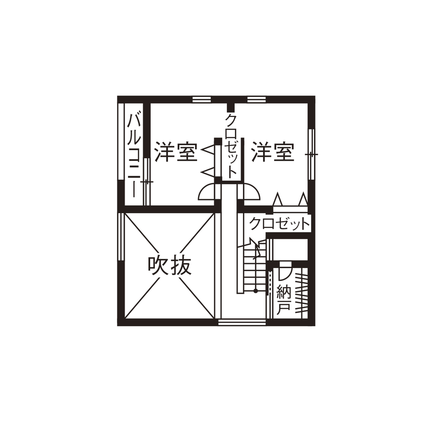 アールギャラリー(アールプランナー) 【4000万円/3階建て/40坪台/間取り図】生活感を出さない工夫満載。外観はクローズ、内観は解放感のギャップの間取り図（4LDK）3階