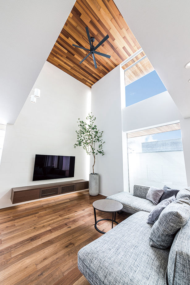 アールギャラリー(アールプランナー) 【4000万円/3階建て/40坪台/間取り図】生活感を出さない工夫満載。外観はクローズ、内観は解放感のギャップの建築実例画像5