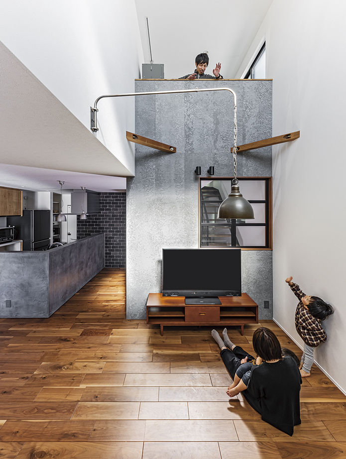 アールギャラリー(アールプランナー) 【2000万円台/30坪台/間取り図】こだわりの壁や窓、照明で創る吹き抜けを楽しむインダストリアルハウスの建築実例画像4