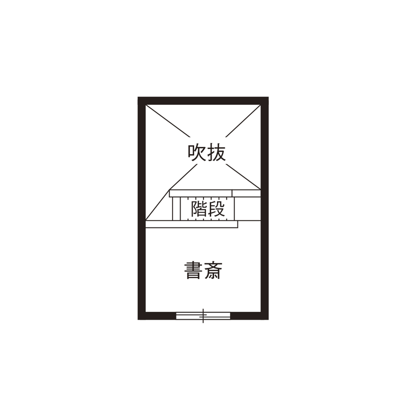アールギャラリー(アールプランナー) 【2000万円台/30坪台/間取図有】土間が趣味空間に。ストックルームで子どもが遊ぶ、吹抜けのある家の間取り図（3LDK）ロフト