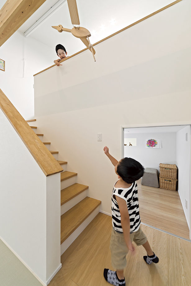 アールギャラリー(アールプランナー) 【2000万円台/30坪台/間取図有】土間が趣味空間に。ストックルームで子どもが遊ぶ、吹抜けのある家の建築実例画像11