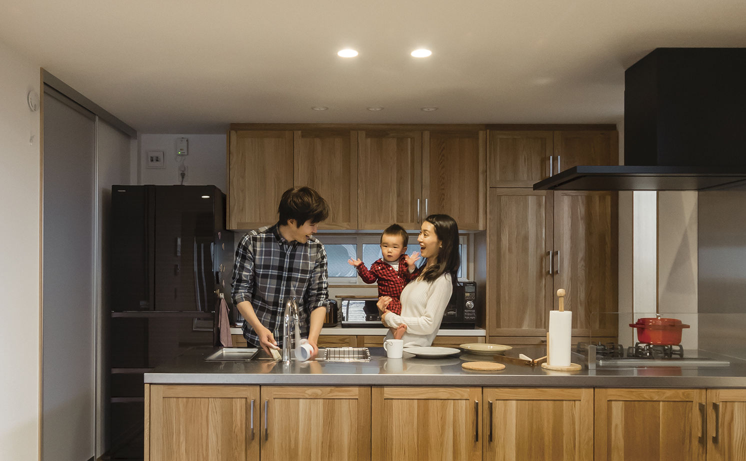 アールギャラリー(アールプランナー) 【3000万円台/3階建て/30坪台/間取り図】土間や書斎、吹抜けも実現。ミッドセンチュリーが似合う3階建ての建築実例画像7