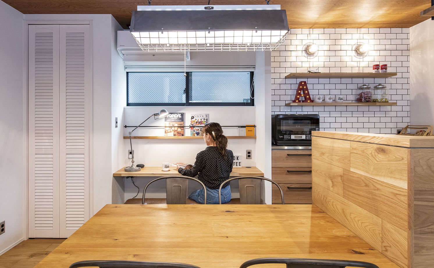 アールギャラリー(アールプランナー) 【2000万円台/30坪/3LDK/間取り図】造作家具やアンティーク照明に囲まれ愛着が増すインダストリアルな家の建築実例画像9