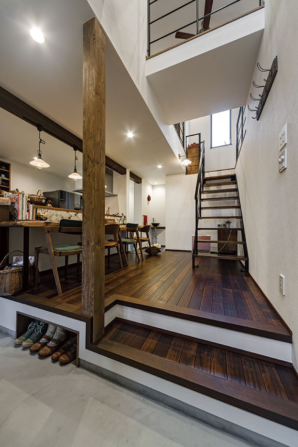 アールギャラリー(アールプランナー) 【3000万円台/40坪台/理想の間取り】温泉宿の土間や古民家カフェなど、旅先で出会った憧れの空間を集めての建築実例画像4