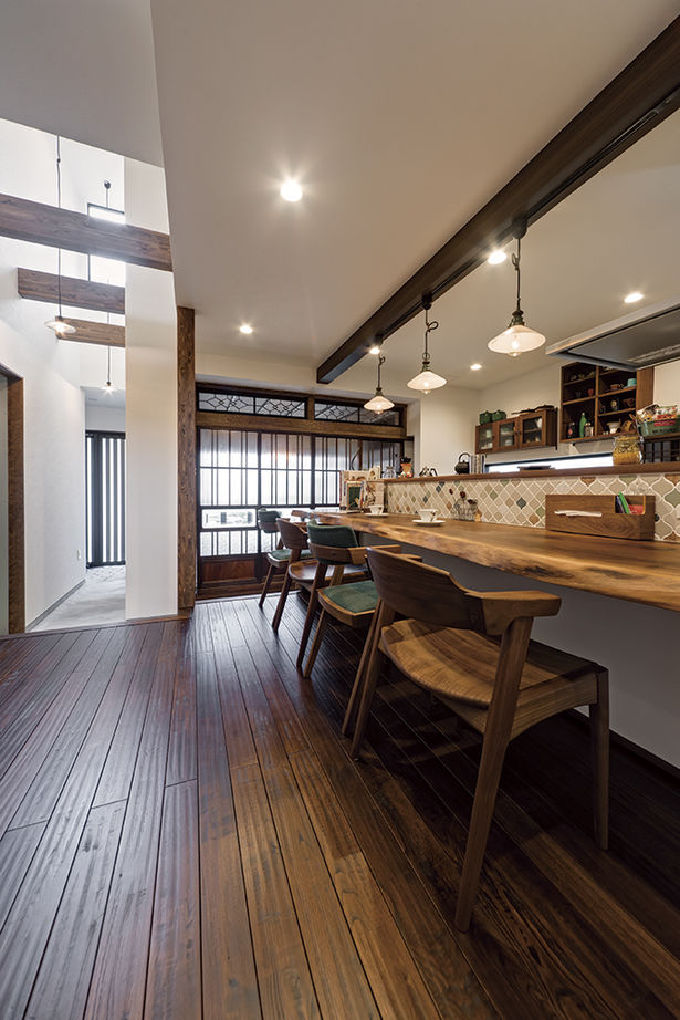 アールギャラリー(アールプランナー) 【3000万円台/40坪台/理想の間取り】温泉宿の土間や古民家カフェなど、旅先で出会った憧れの空間を集めての建築実例画像5