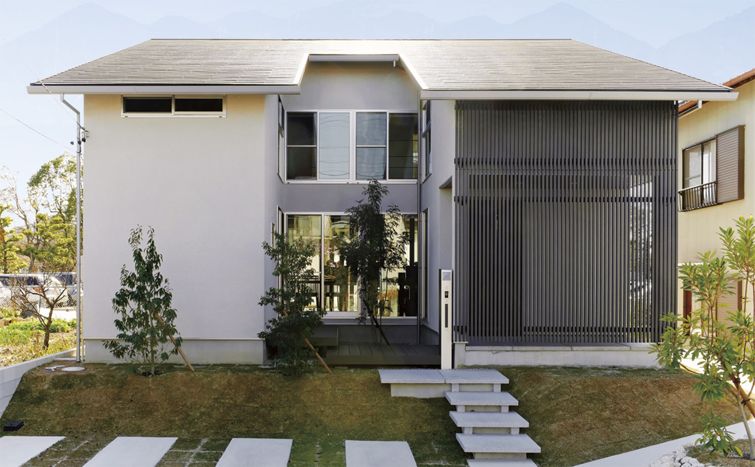 アールギャラリー(アールプランナー) 【2000万円台/40坪/4LDK/坪庭/間取り図】自然素材を使った和の質感に、モダンなデザインをプラスの建築実例画像3