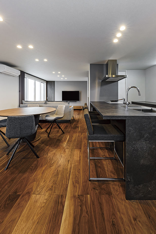 アールギャラリー(アールプランナー) 【平屋/3000万円台/30坪台/3LDK/間取り図】2つの庭を持つ、非日常の平屋。隠れ家的レストランの佇まいの建築実例画像4