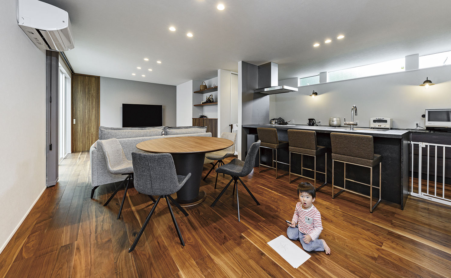 アールギャラリー(アールプランナー) 【平屋/3000万円台/30坪台/3LDK/間取り図】2つの庭を持つ、非日常の平屋。隠れ家的レストランの佇まいの建築実例画像11