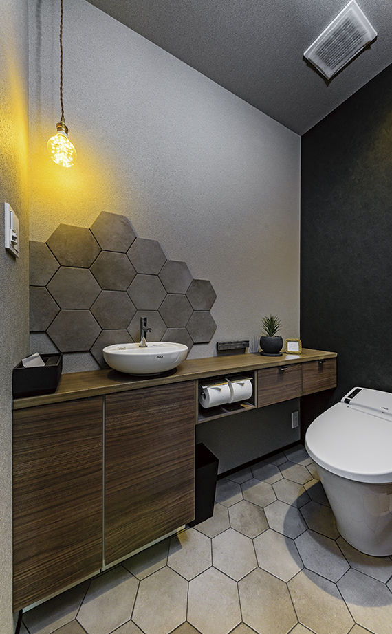 アールギャラリー(アールプランナー) 【2000万円台/40坪台/間取り有】吹抜けリビングに架かる、橋のような回廊。開放的な空間と、遊び心のある家の建築実例画像10