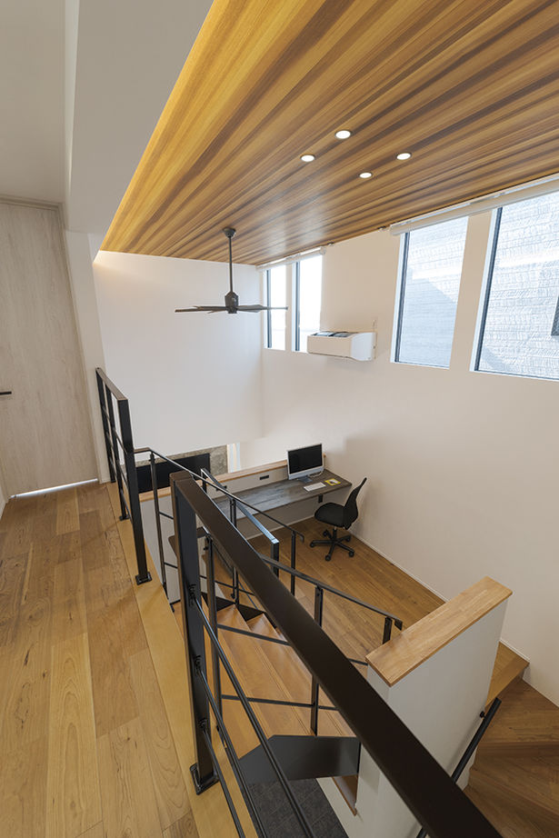 アールギャラリー(アールプランナー) 【3000万円台/40坪台/間取り図】吹抜けのタテ使いでスキップフロア＆ピットリビングを実現。屋上庭園も注目の建築実例画像9