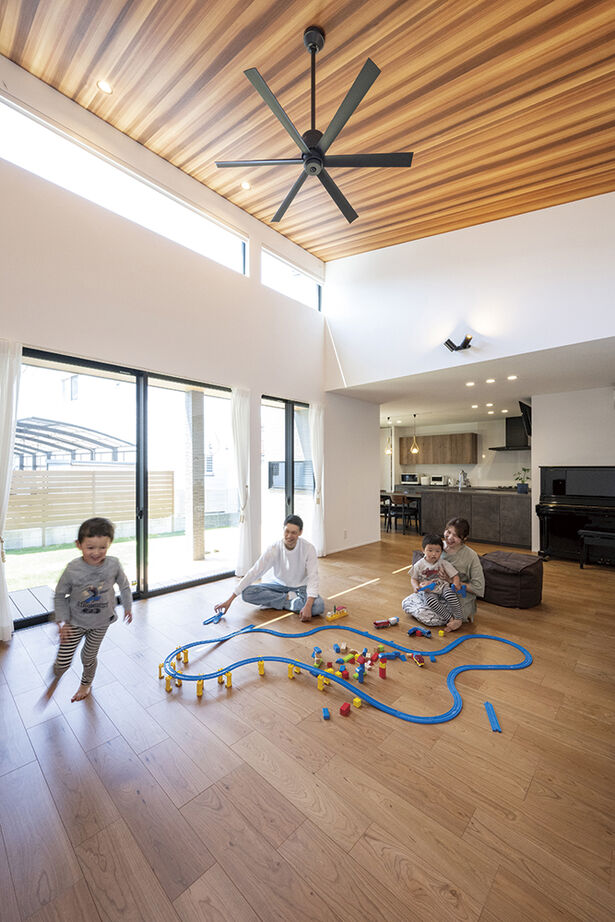 アールギャラリー(アールプランナー) 【平屋/二世帯住宅/40坪台/4LDK/間取り図】賑やかに集い、穏やかに暮らす。親子二世代が寄り添う平屋建ての建築実例画像2