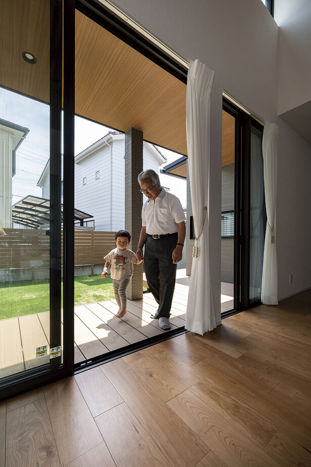 アールギャラリー(アールプランナー) 【平屋/二世帯住宅/40坪台/4LDK/間取り図】賑やかに集い、穏やかに暮らす。親子二世代が寄り添う平屋建ての建築実例画像5