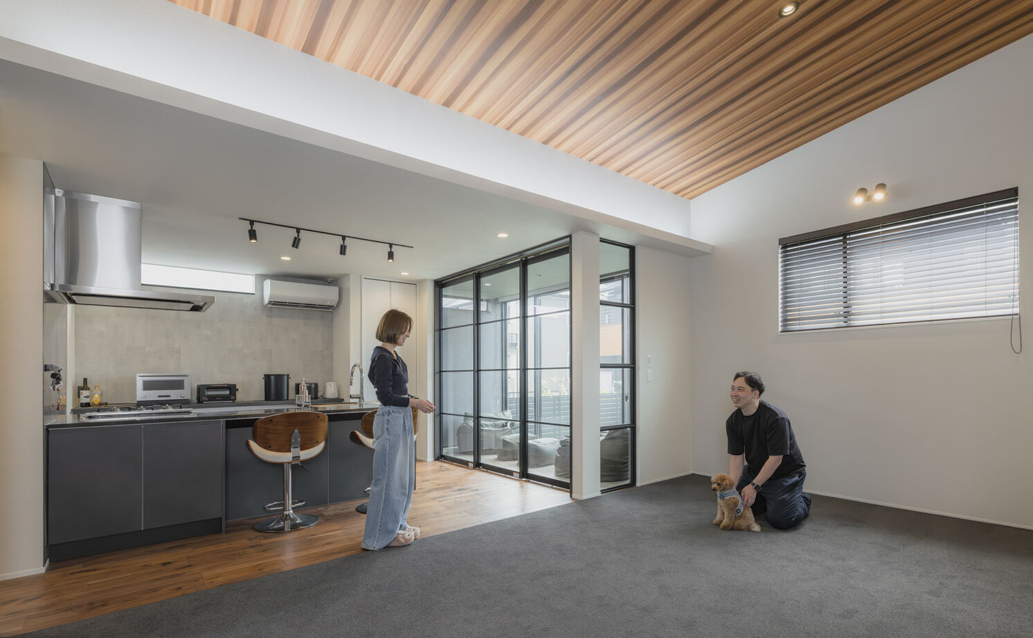 アールギャラリー(アールプランナー) 【2000万円台/平屋建て＆塗り壁/間取り図】屋内にいながら、外遊び気分。インナーテラスがある平屋建ての建築実例画像2