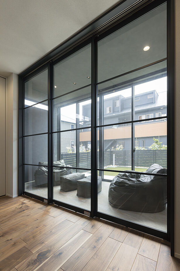 アールギャラリー(アールプランナー) 【2000万円台/平屋建て＆塗り壁/間取り図】屋内にいながら、外遊び気分。インナーテラスがある平屋建ての建築実例画像8