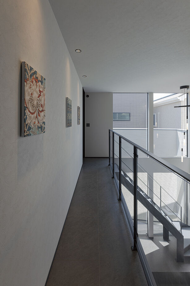 アールギャラリー(アールプランナー) 【2000万円台/30坪台/間取り図】6ｍ超吹抜け×ピットリビング。ギャラリーの様な非日常の寛ぎを、我が家にの建築実例画像12