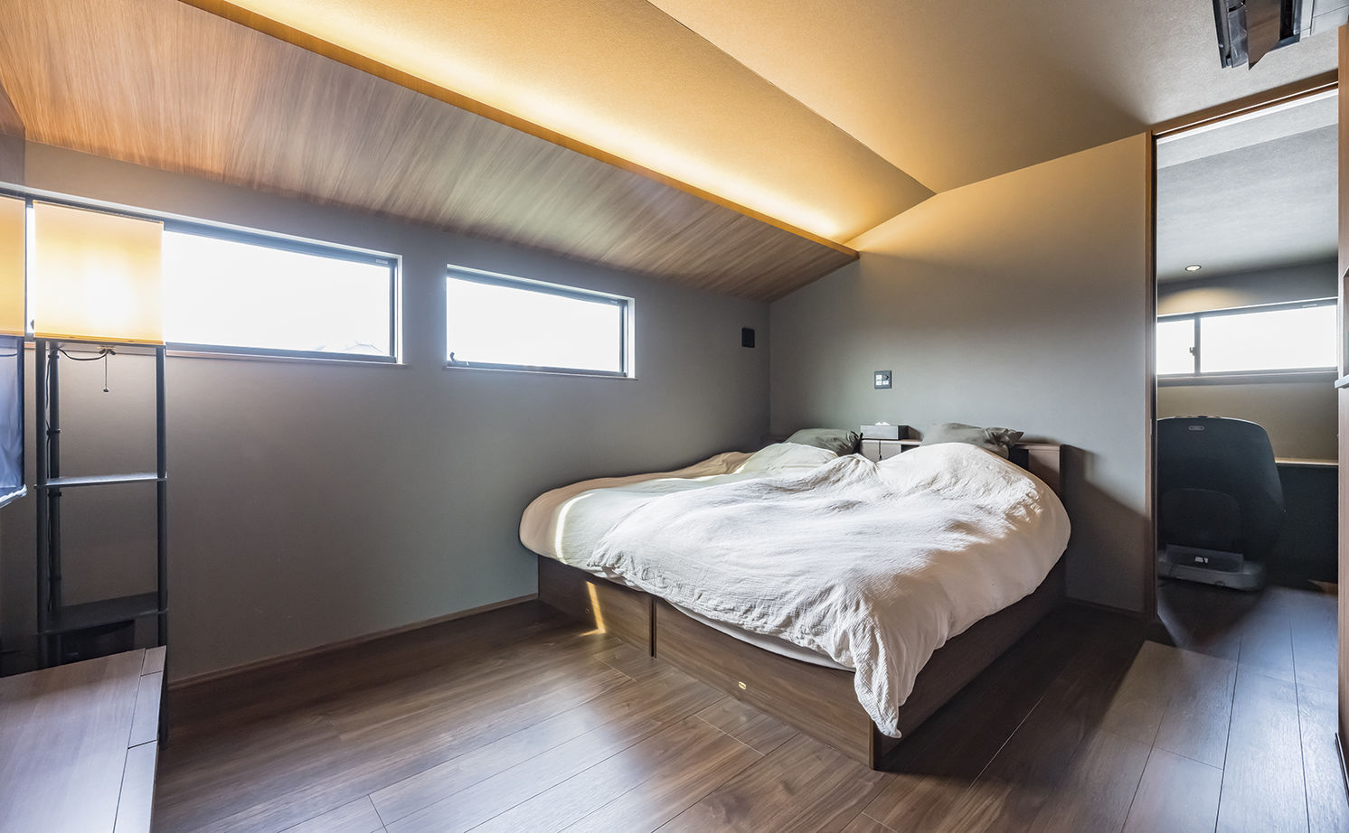 アールギャラリー(アールプランナー) 【3000万円台/47坪台/間取り図】5ｍ超の吹抜けリビング×家事ラク動線。ホテルライクと実用性の両立空間の建築実例画像15