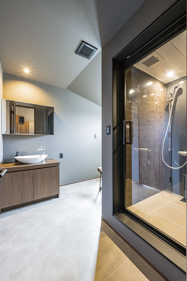 アールギャラリー(アールプランナー) 【3000万円台/47坪台/間取り図】5ｍ超の吹抜けリビング×家事ラク動線。ホテルライクと実用性の両立空間の建築実例画像16