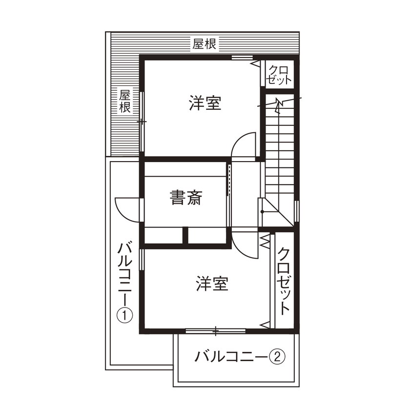 アールギャラリー(アールプランナー) 【3000万円台/3階建て/間取り図】20坪台でリゾートホテルのような寛ぎを。家族時間を謳歌する、3階建ての間取り図（4LDK）3階